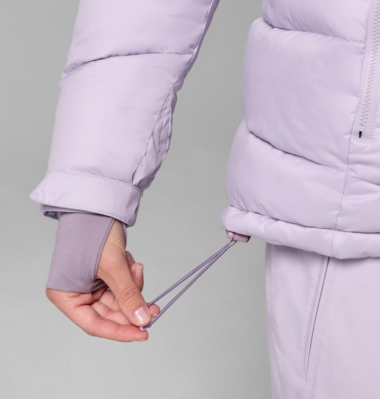 Women's Abbott Peak Insulated Waterproof Ski Jacket, Color: Lavender Pearl, Shale Purple, Black, image 10