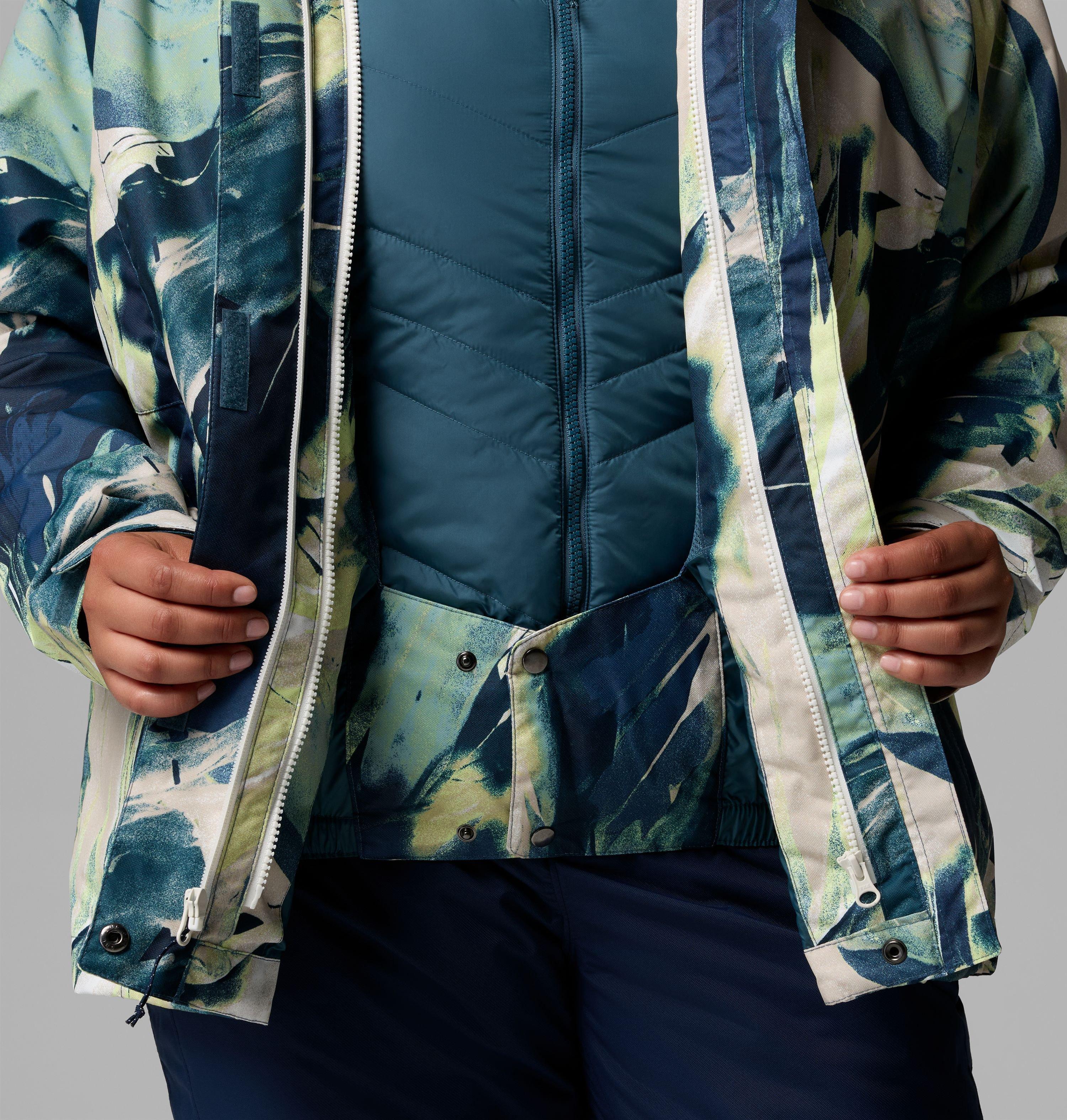 Manteau à imprimé Interchange Whirlibird V pour femme – Grandes tailles 12
