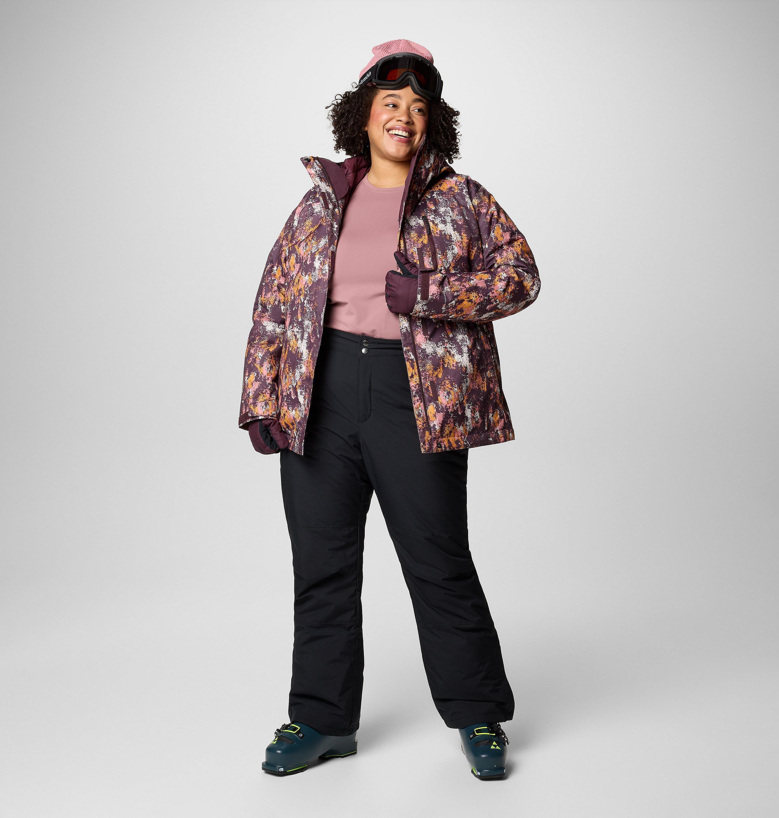 Women's Whirlibird V Printed Interchange Jacket - Plus Size 3