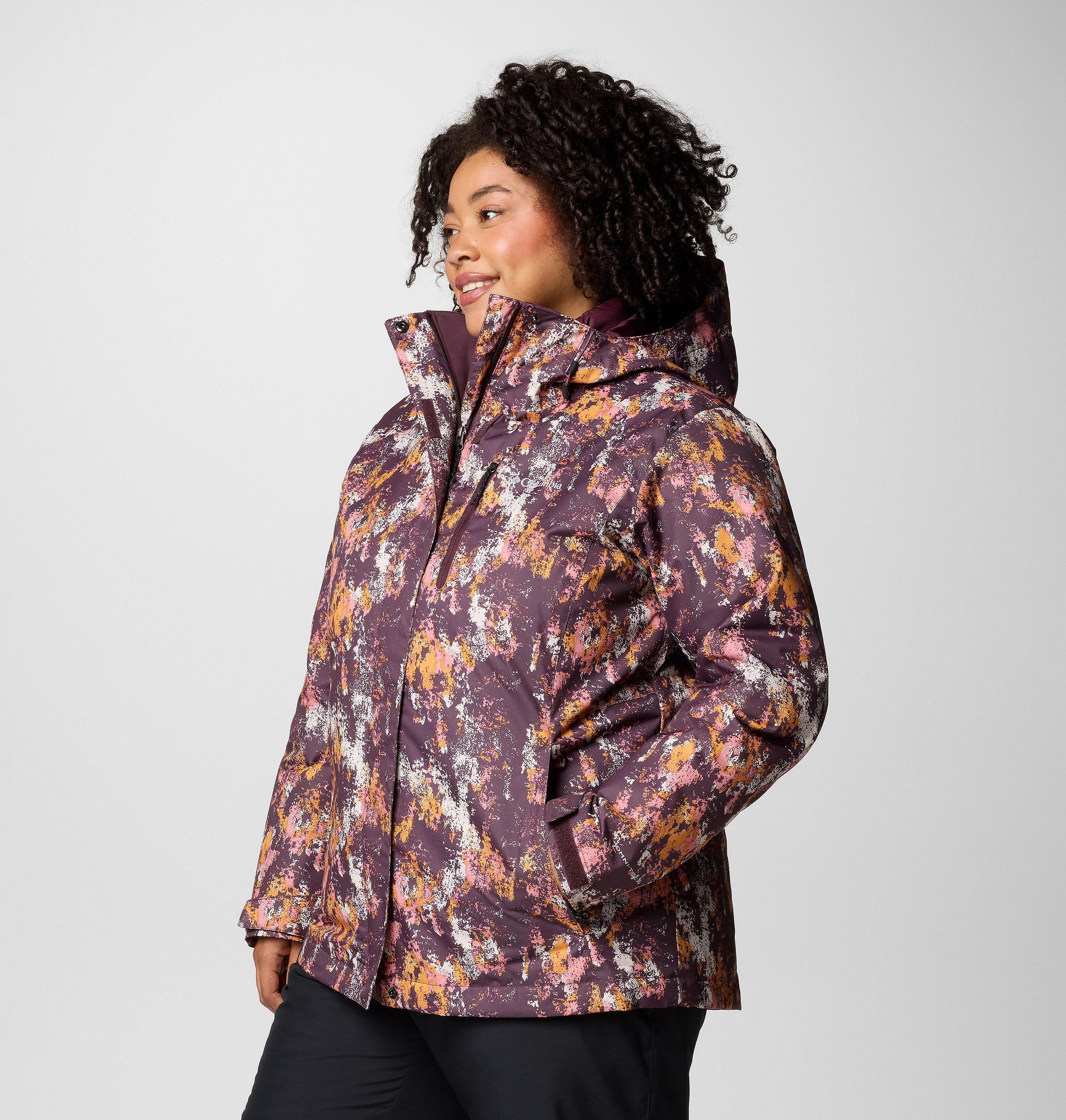 Women's Whirlibird V Printed Interchange Jacket - Plus Size 4