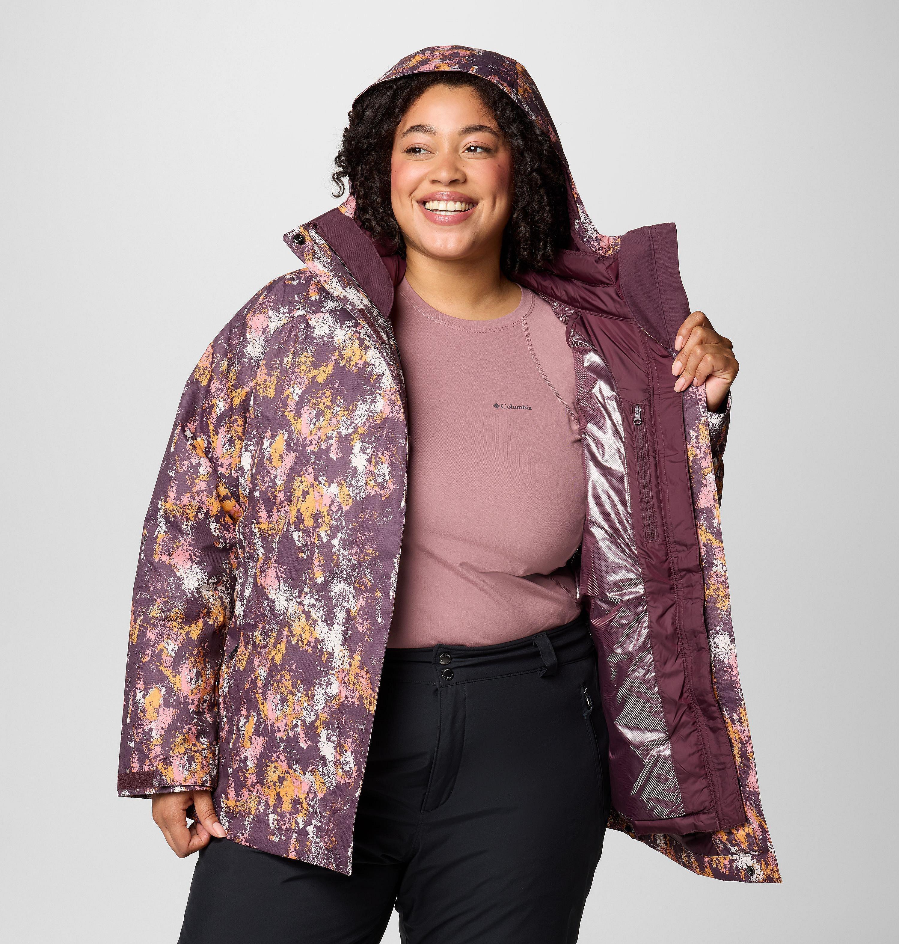 Women's Whirlibird V Printed Interchange Jacket - Plus Size 6