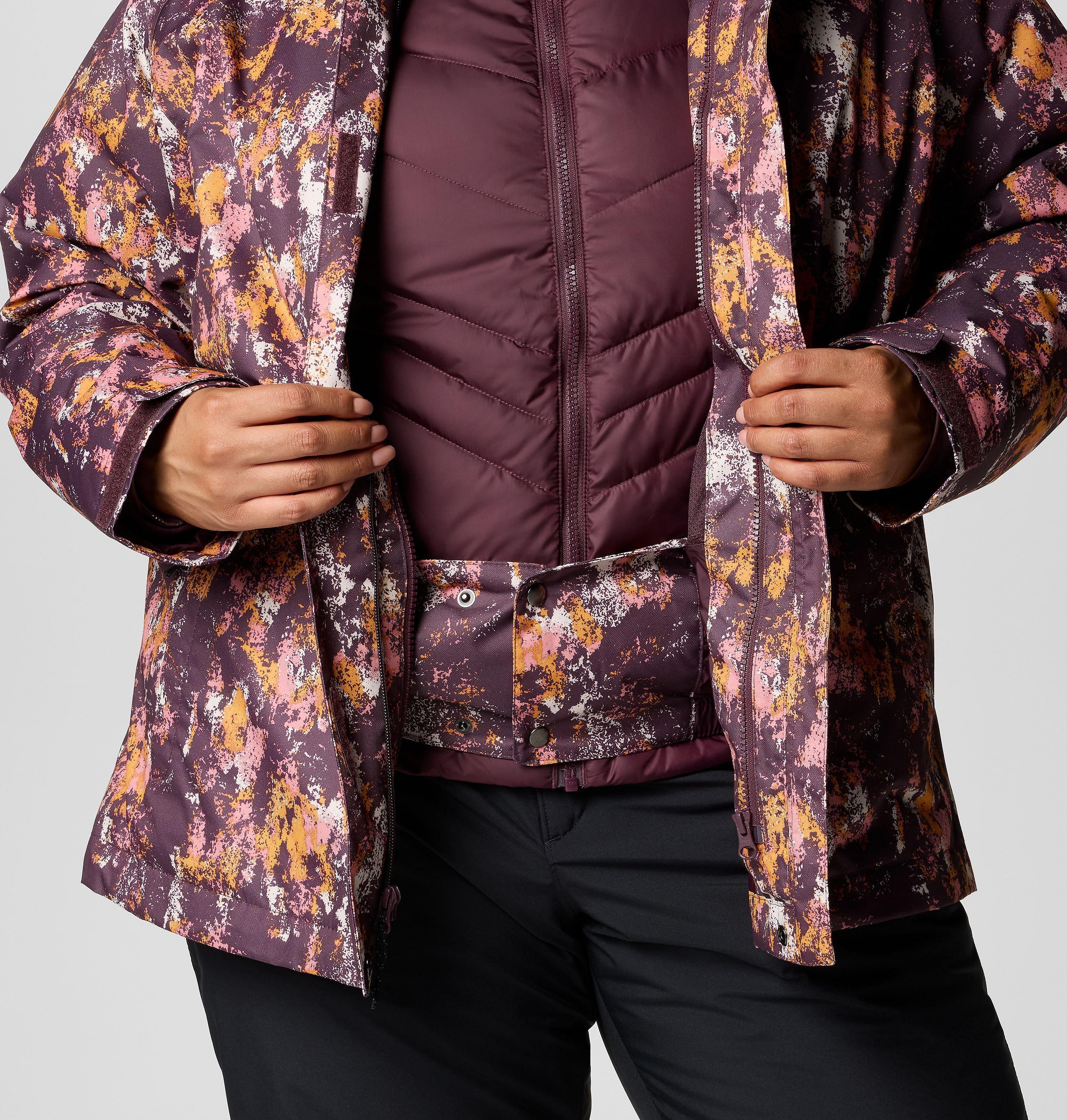 Women's Whirlibird V Printed Interchange Jacket - Plus Size 10