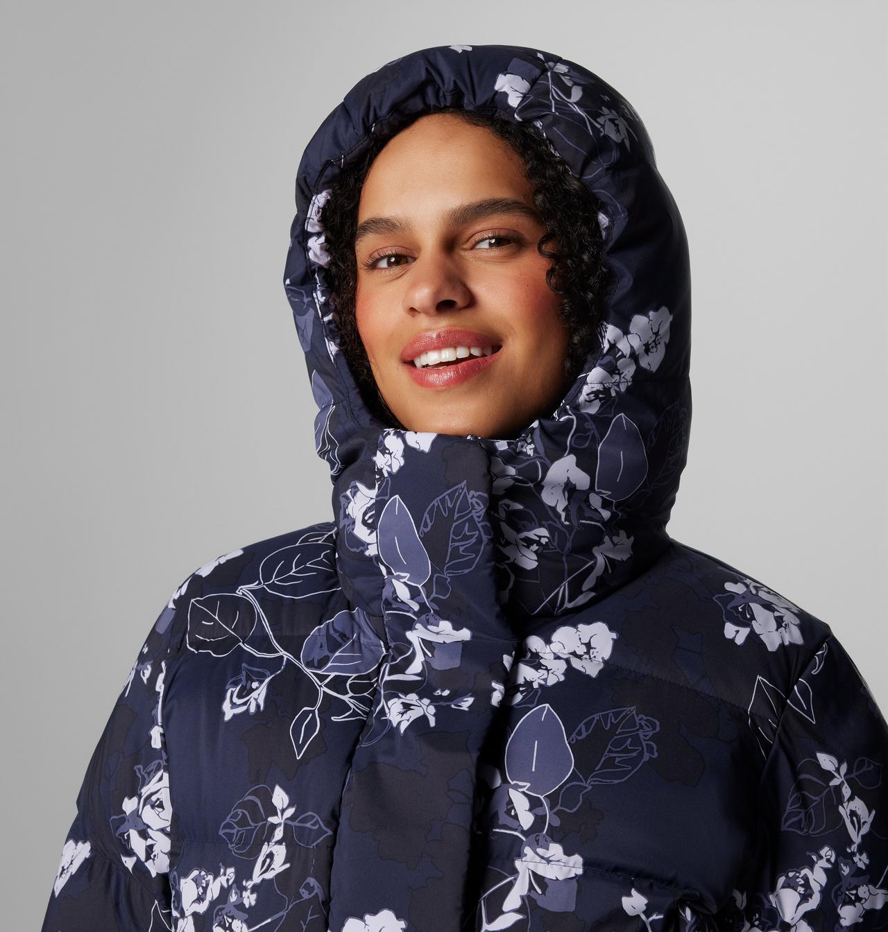 Women's Boundless Days™ Printed Long Down Jacket 5