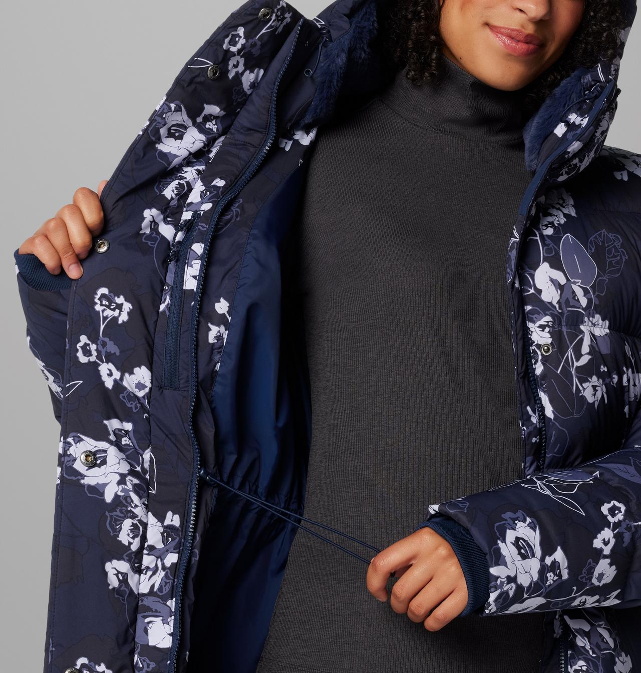 Women's Boundless Days™ Printed Long Down Jacket 7