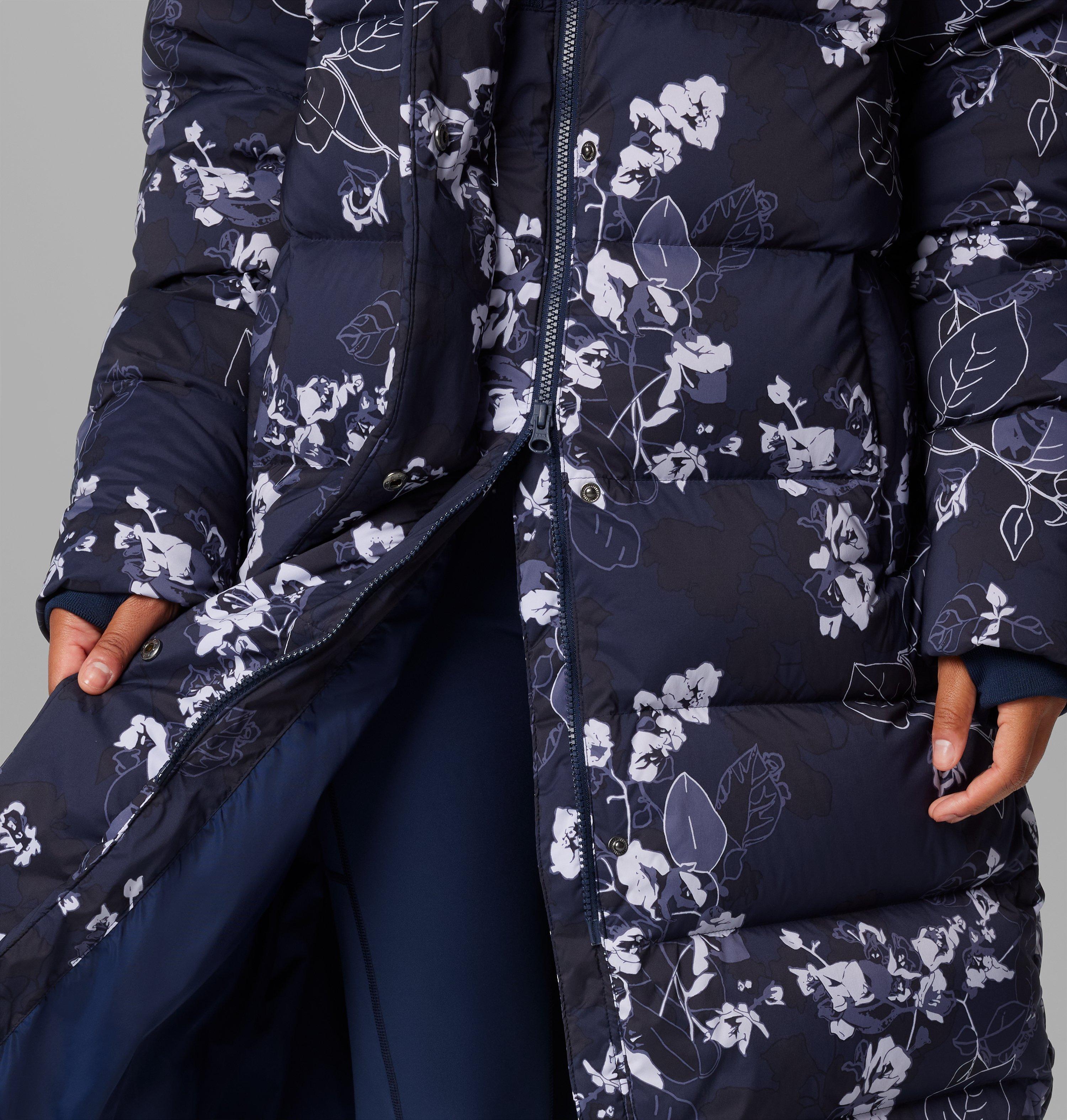 Women's Boundless Days Printed Long Down Jacket 9