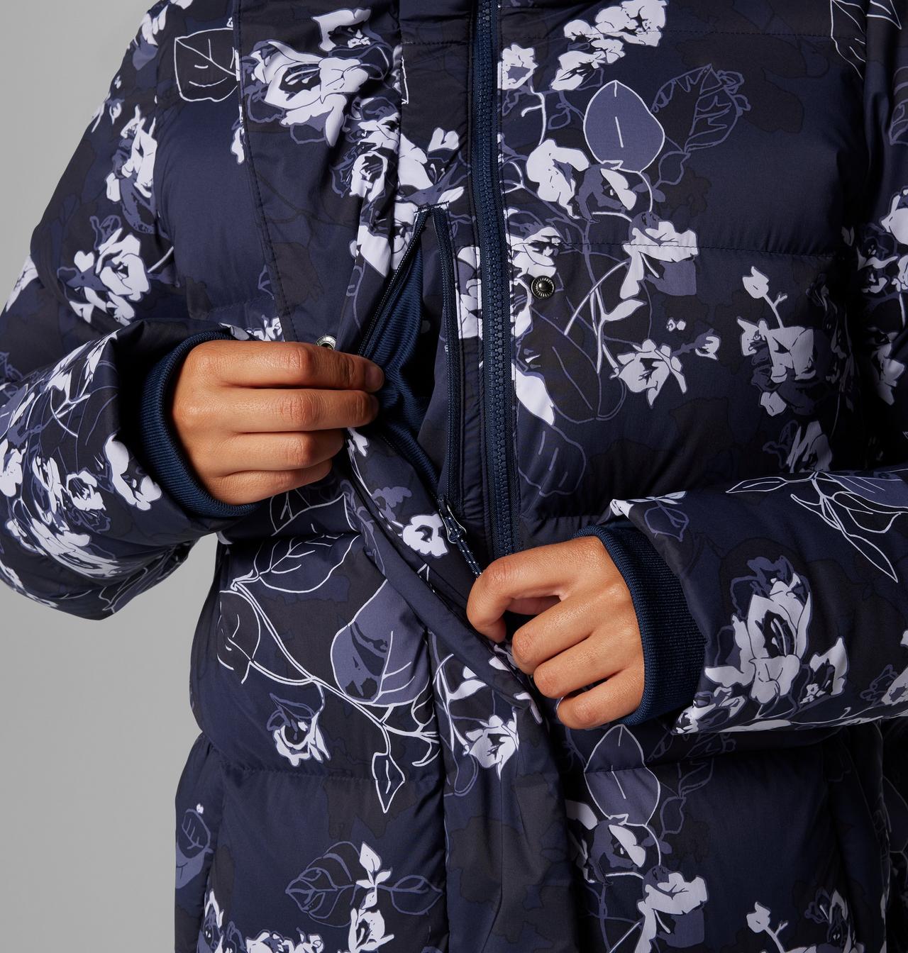 Women's Boundless Days™ Printed Long Down Jacket 10