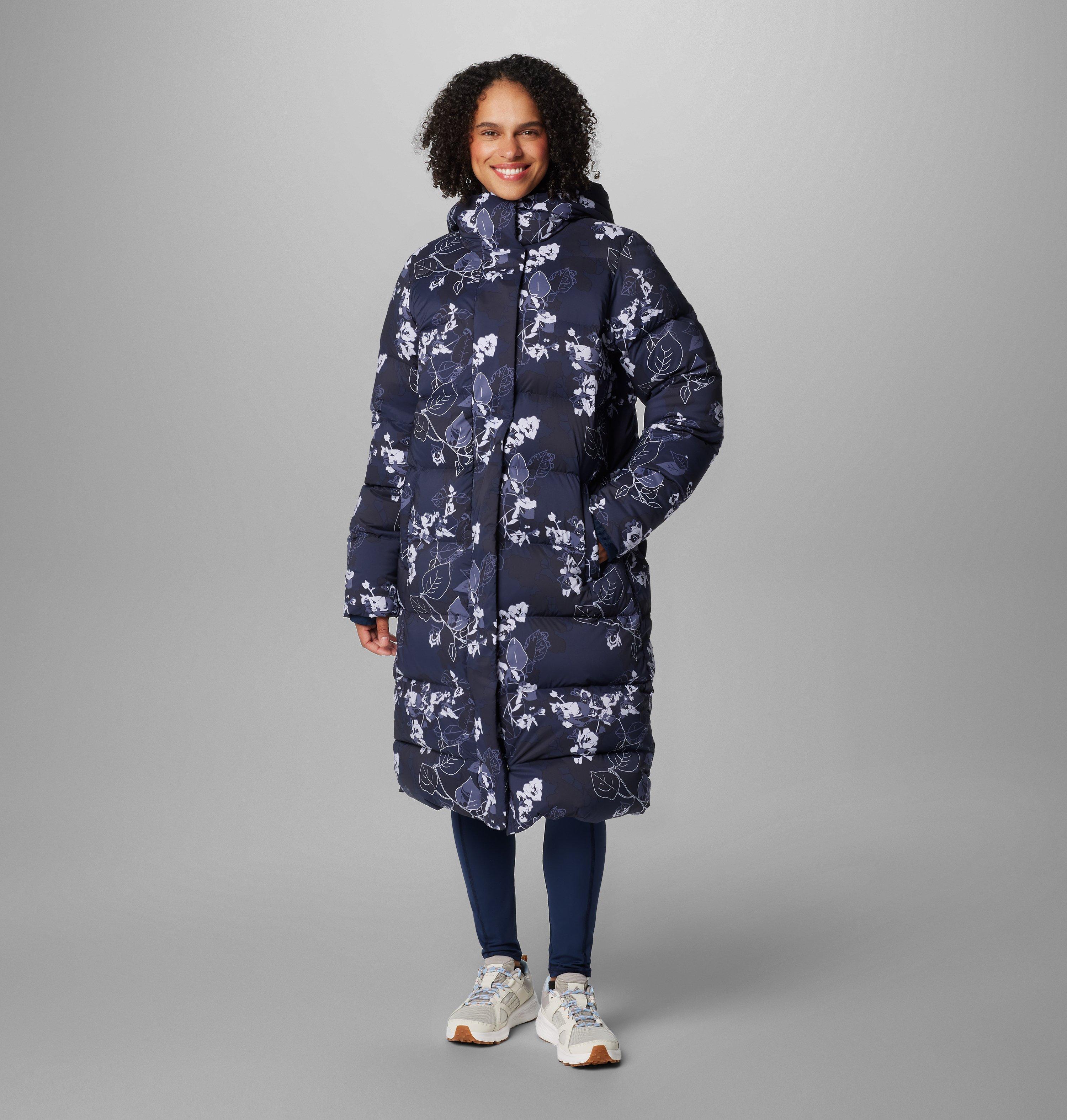 Women's Boundless Days Printed Long Down Jacket 1