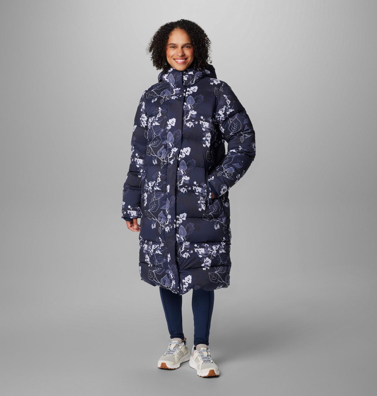 Women's Boundless Days™ Printed Long Down Jacket 1