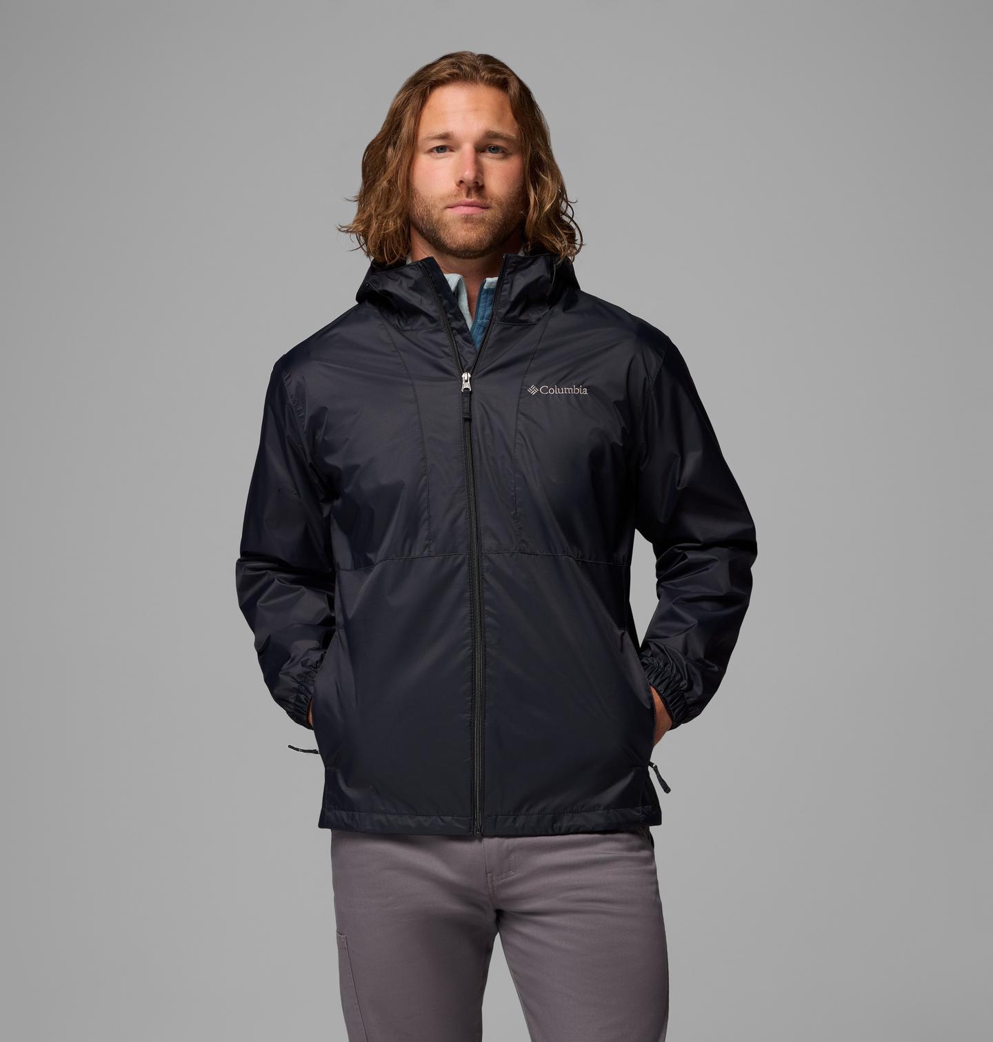 Мужская куртка Columbia Glenbrook Bend Jacket - Tall, цвет: Чёрный — фото 1
