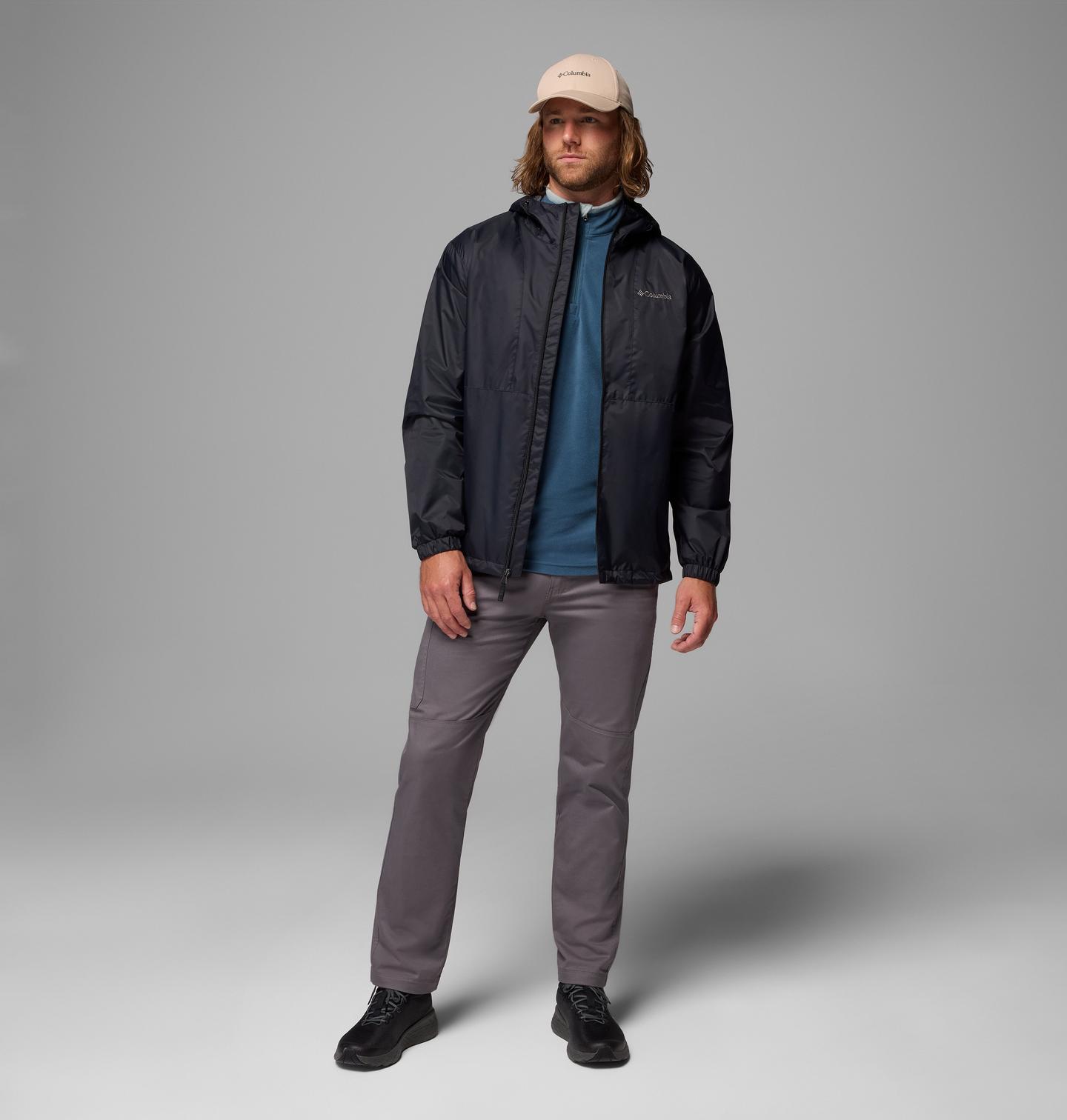 Мужская куртка Columbia Glenbrook Bend Jacket - Tall, цвет: Чёрный — фото 2