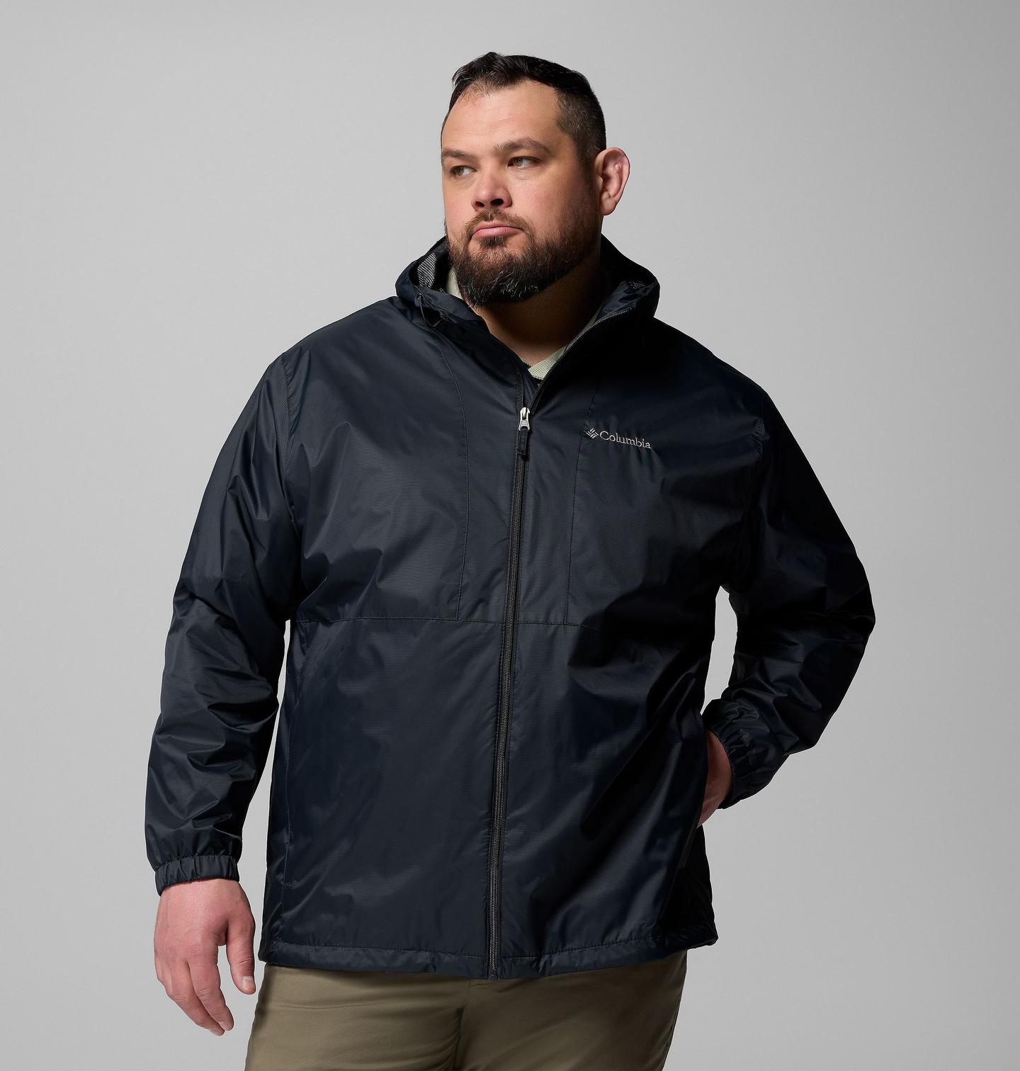 Мужская куртка Columbia Glenbrook Bend Jacket - Big, цвет: Чёрный — фото 1