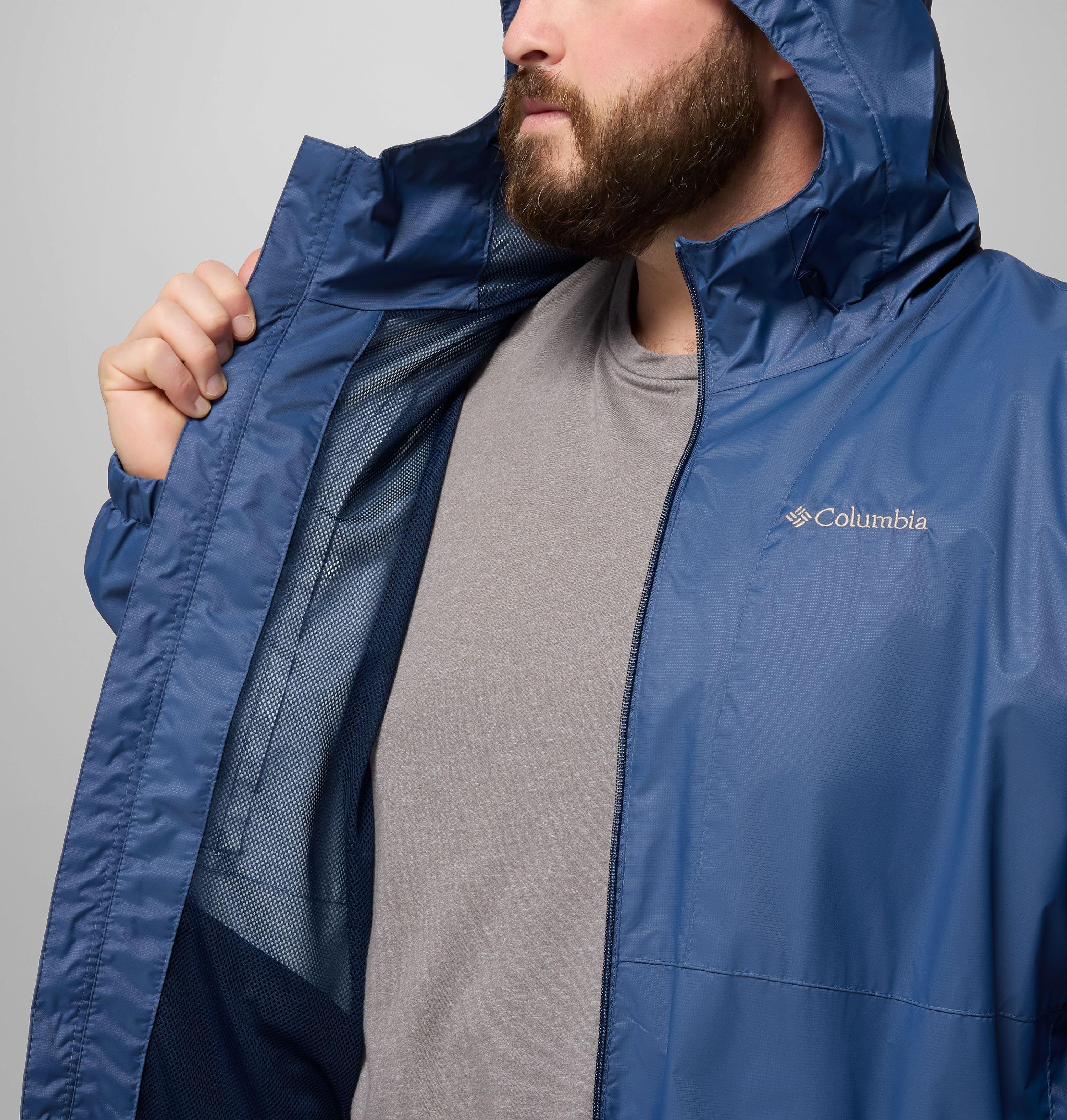 Men's Glenbrook Bend Rain Jacket - Big | 478 | 4X 6