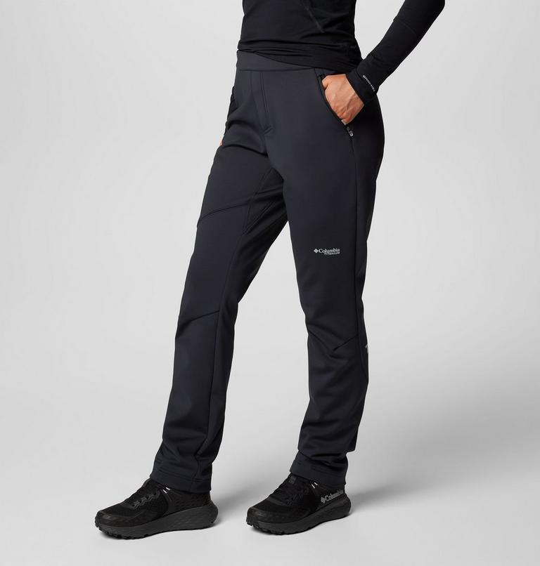 Women's Vast Canyon High-Rise Softshell Hiking Trousers, Color: Black, image 4