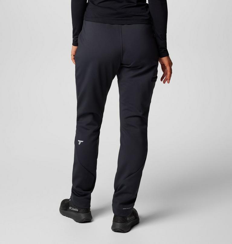 Women's Vast Canyon High-Rise Softshell Hiking Trousers, Color: Black, image 2