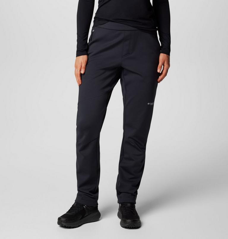 Women's Vast Canyon High-Rise Softshell Hiking Trousers, Color: Black, image 1