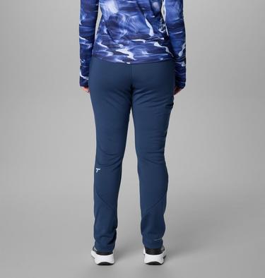 Women's Vast Canyon High-Rise Softshell Hiking Trousers, Color: Collegiate Navy, image 4