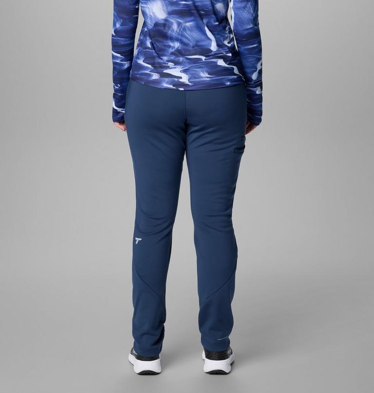 Pantalones softshell de senderismo de tiro alto Vast Canyon para mujer, Color: Collegiate Navy, image 2
