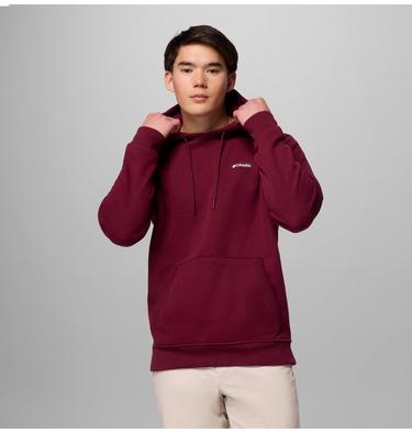 Men's Meridian Creek Hoodie, Color: Rich Wine, image 5
