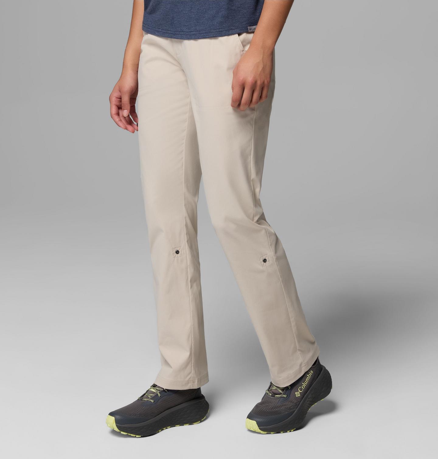Женские брюки Columbia Climber Canyon Roll Up, цвет: Серо-бежевый — фото 4