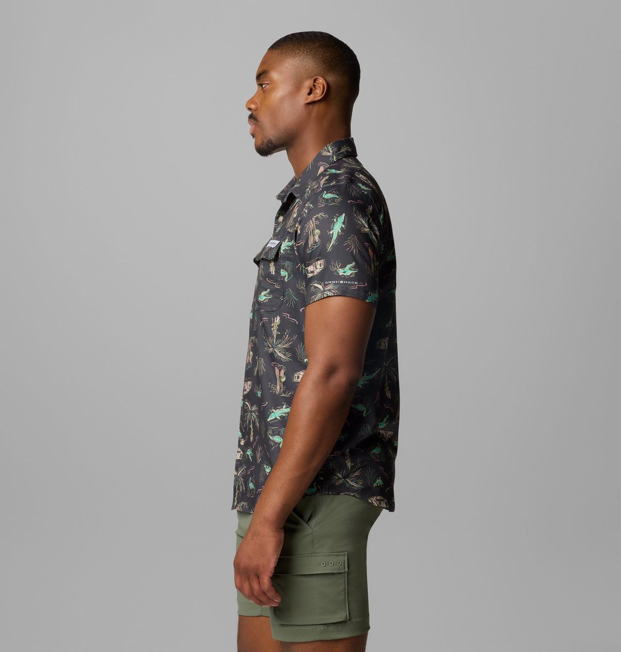 Men's PFG Uncharted™ Printed Short Sleeve Shirt | 011 | XL 4