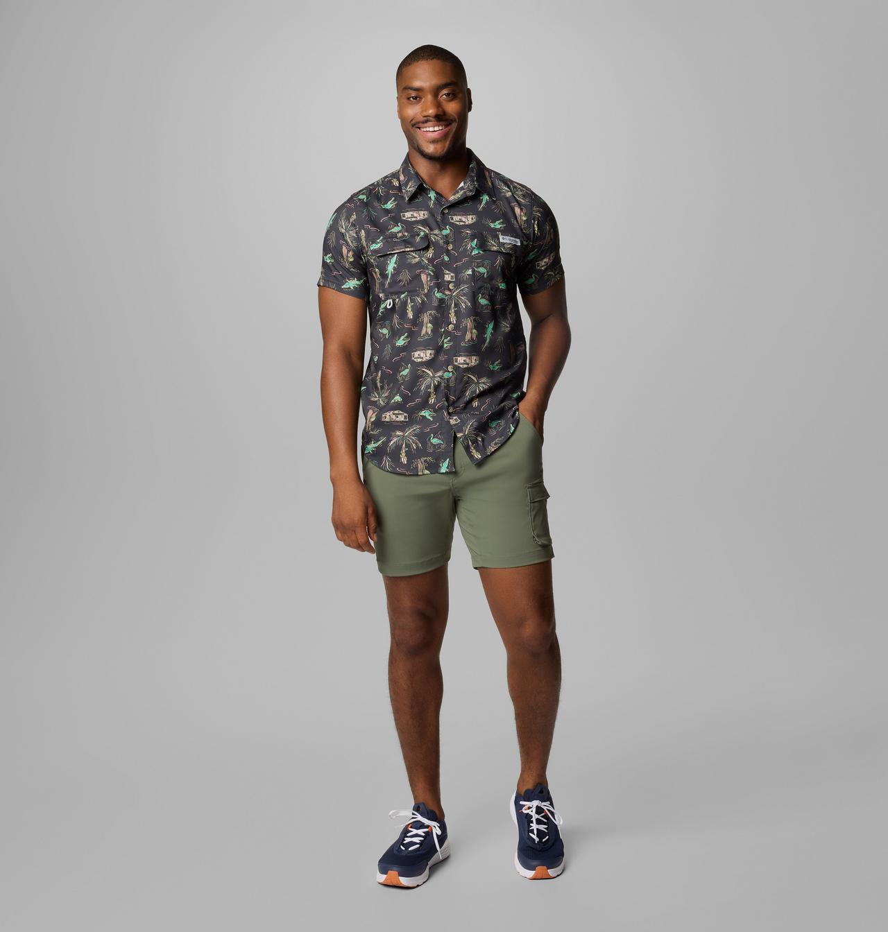 Men's PFG Uncharted™ Printed Short Sleeve Shirt | 011 | XL 2