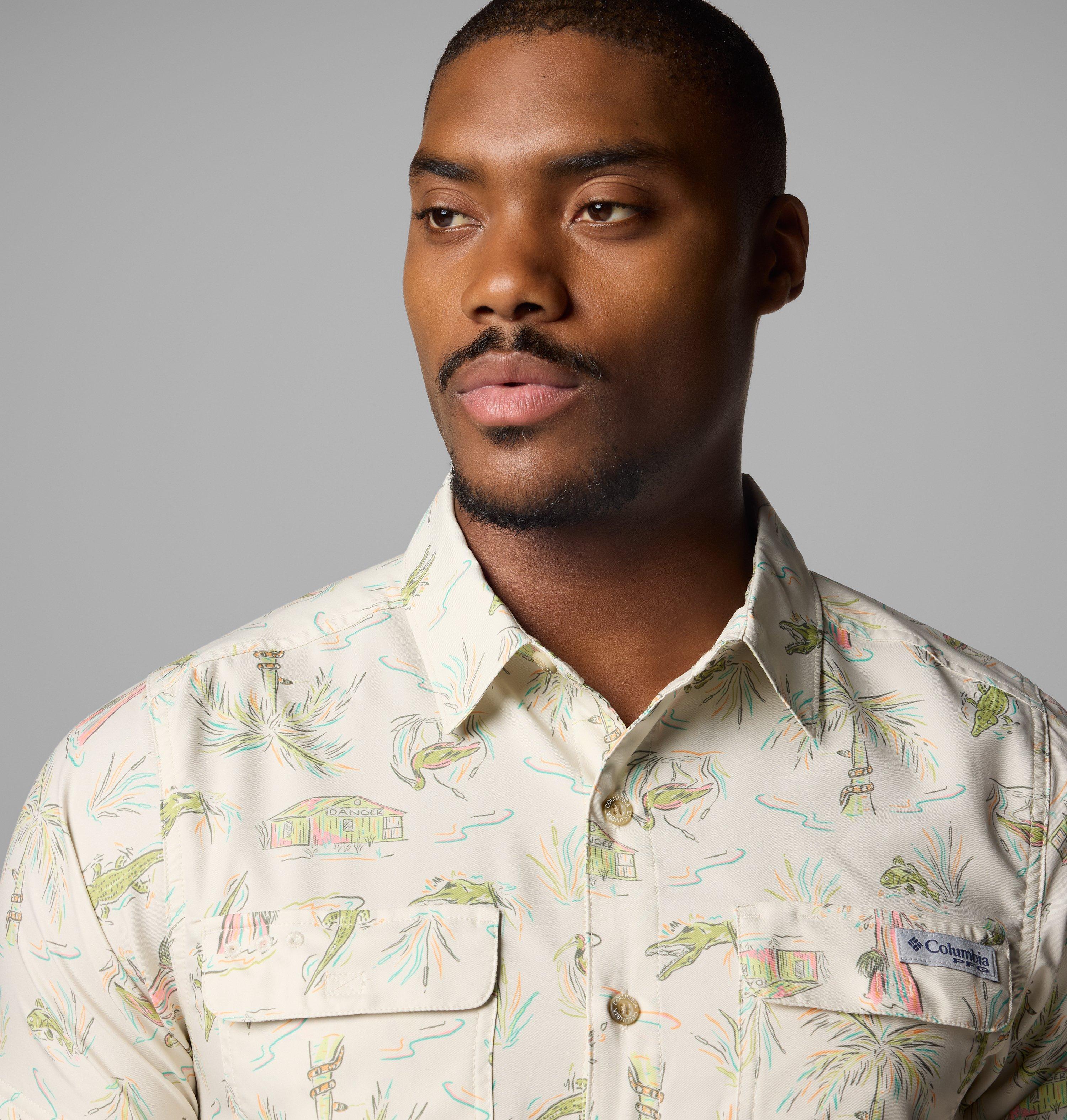 Men's PFG Uncharted Printed Short Sleeve Shirt 5
