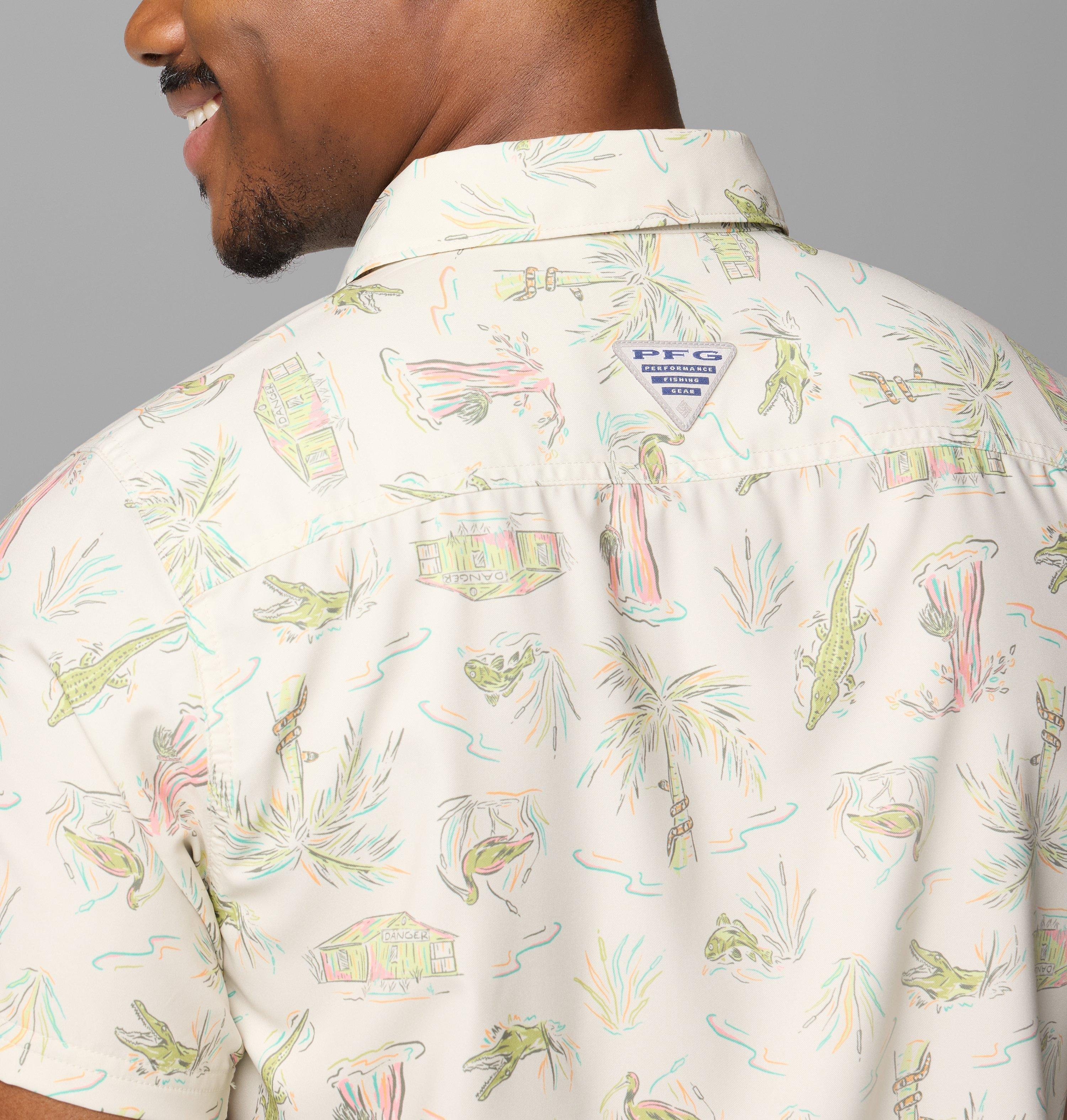 Men's PFG Uncharted Printed Short Sleeve Shirt 6