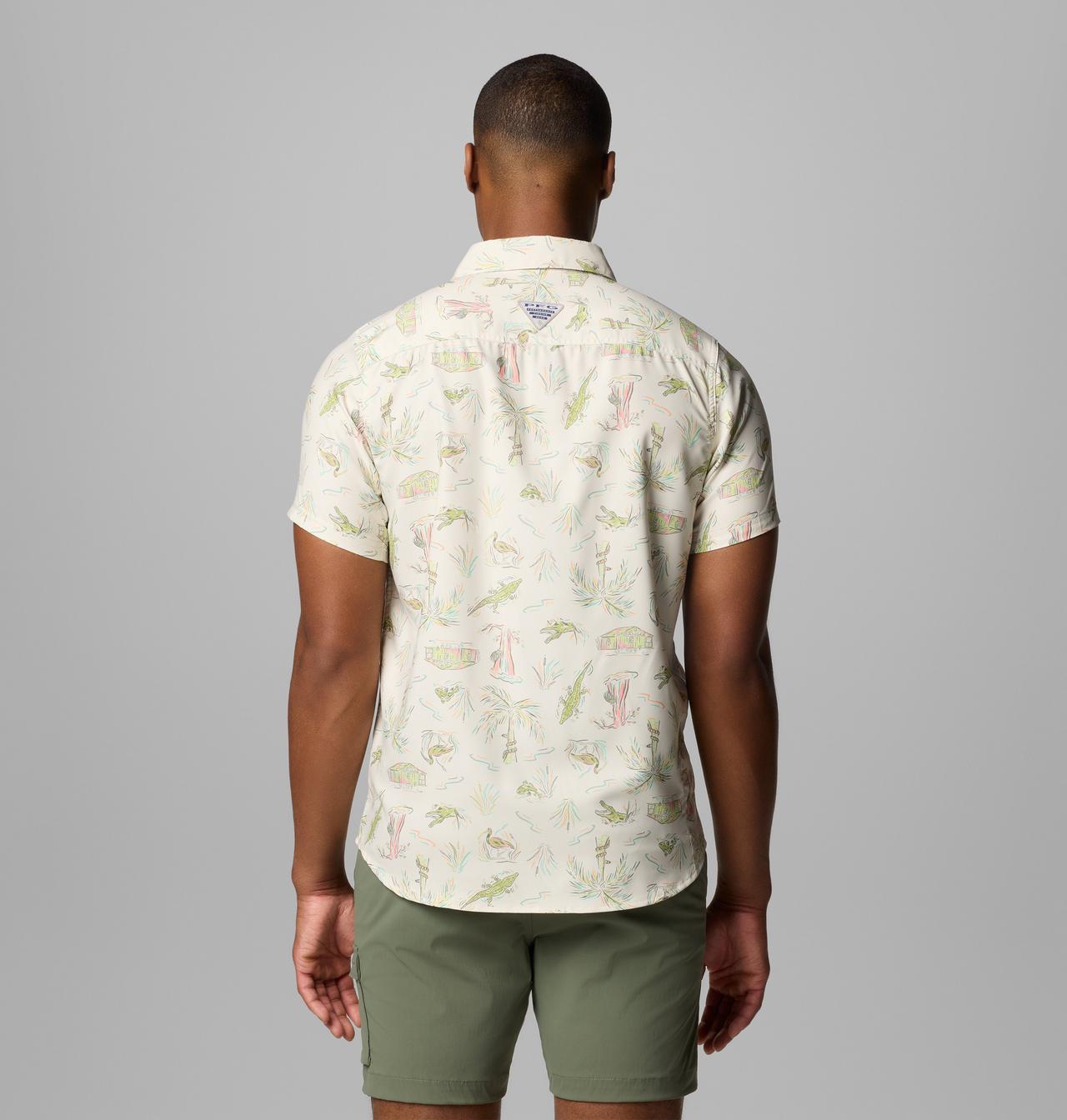 Men's PFG Uncharted™ Printed Short Sleeve Shirt 3