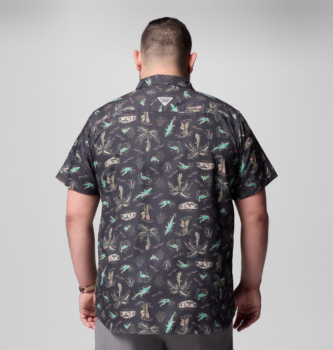 Men's PFG Uncharted™ Printed Short Sleeve Shirt - Big 3