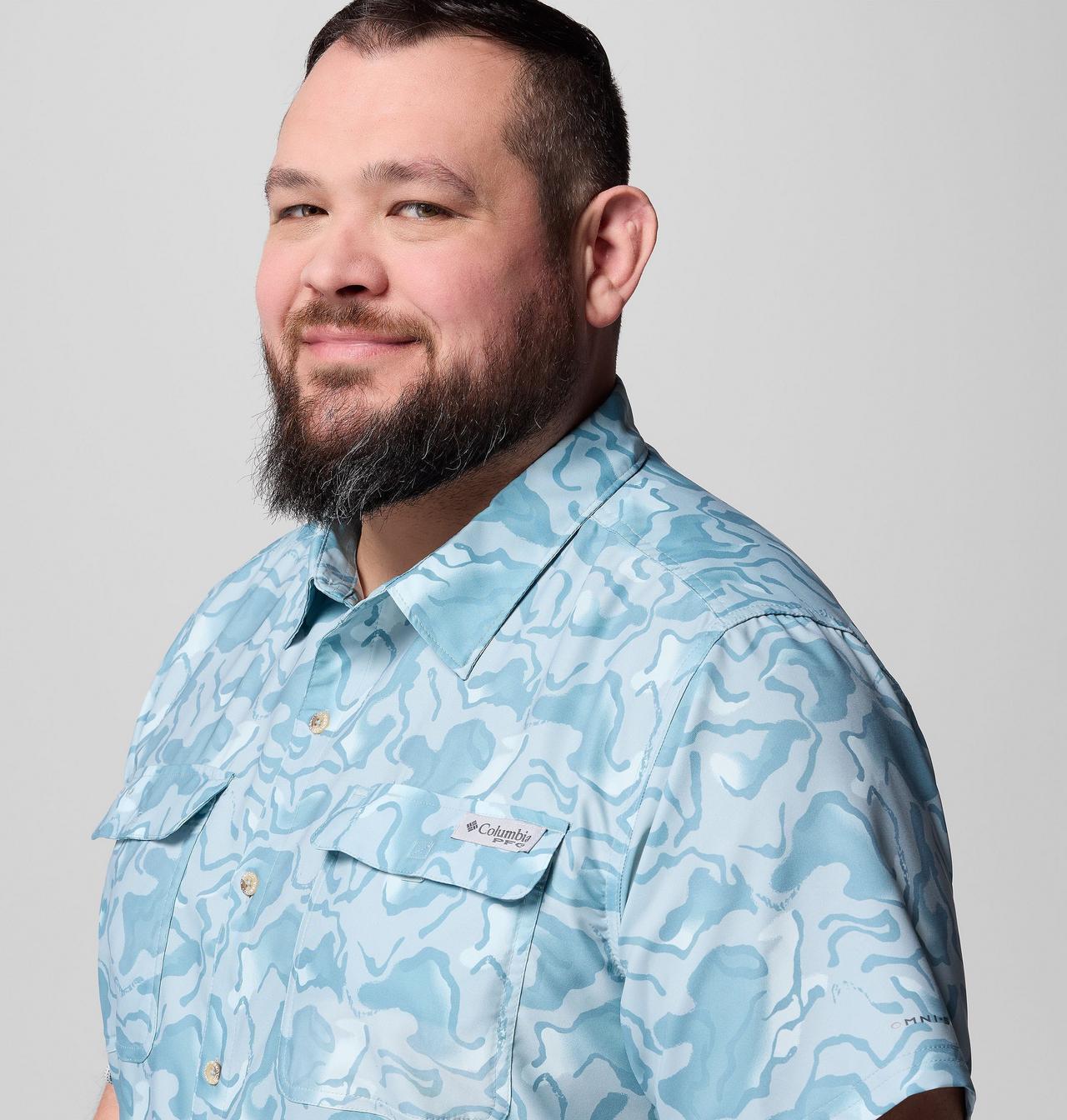 Men's PFG Uncharted™ Printed Short Sleeve Shirt - Big 5