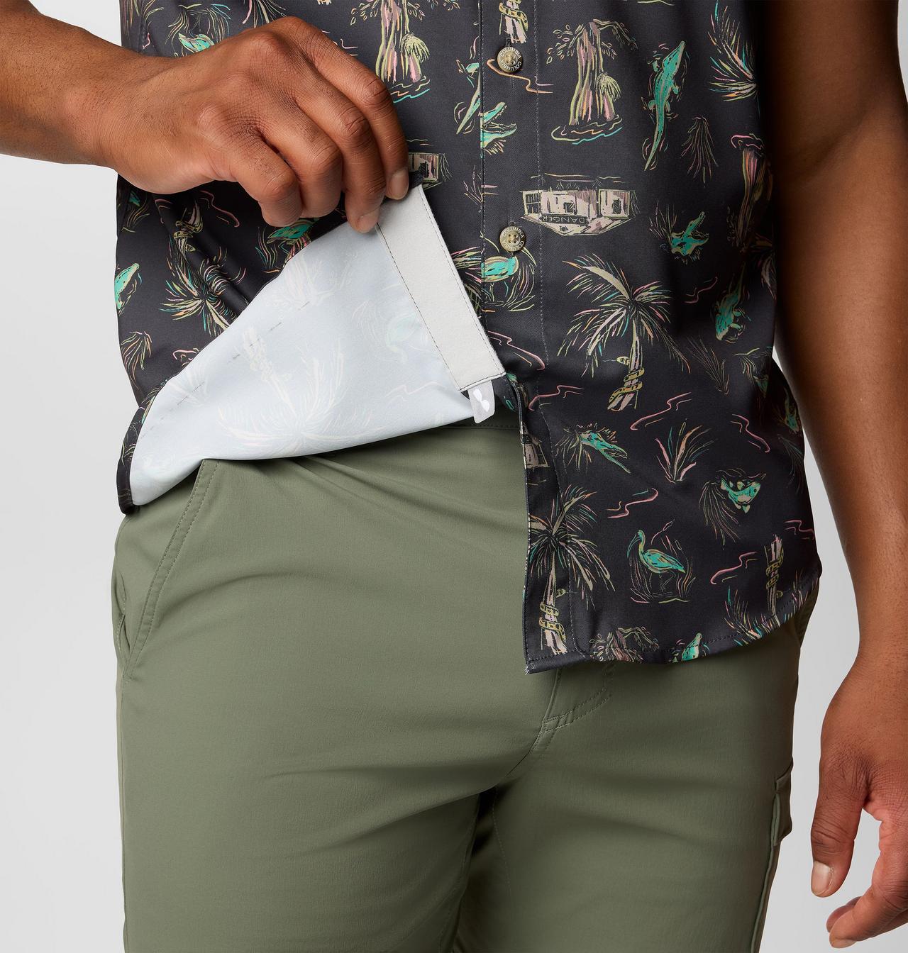 Men's PFG Uncharted™ Printed Short Sleeve Shirt - Tall 7