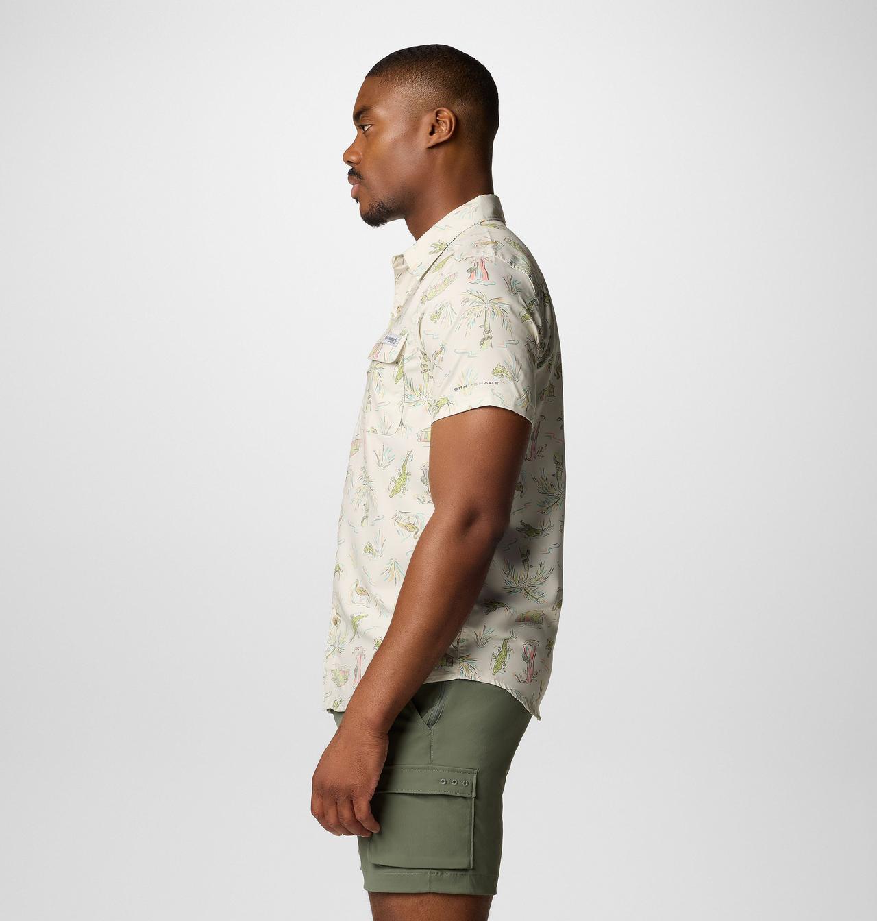 Men's PFG Uncharted™ Printed Short Sleeve Shirt - Tall 4