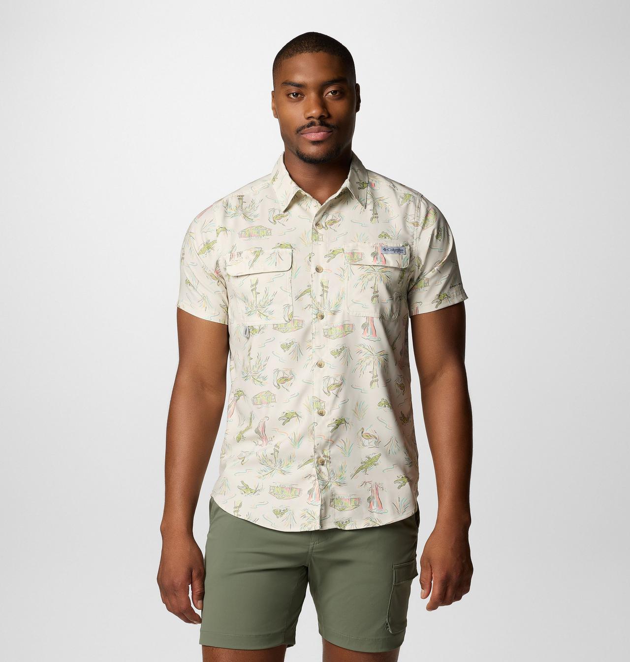 Men's PFG Uncharted™ Printed Short Sleeve Shirt - Tall 1