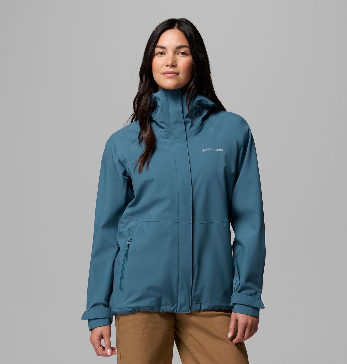 Женская куртка Columbia Staydry Rain Jacket, цвет: Синий — фото 1