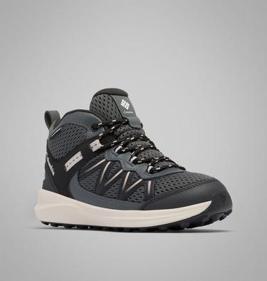 Youth Peakfreak Rush Mid Waterproof Hiking Shoe, Color: Black, Grill, image 3