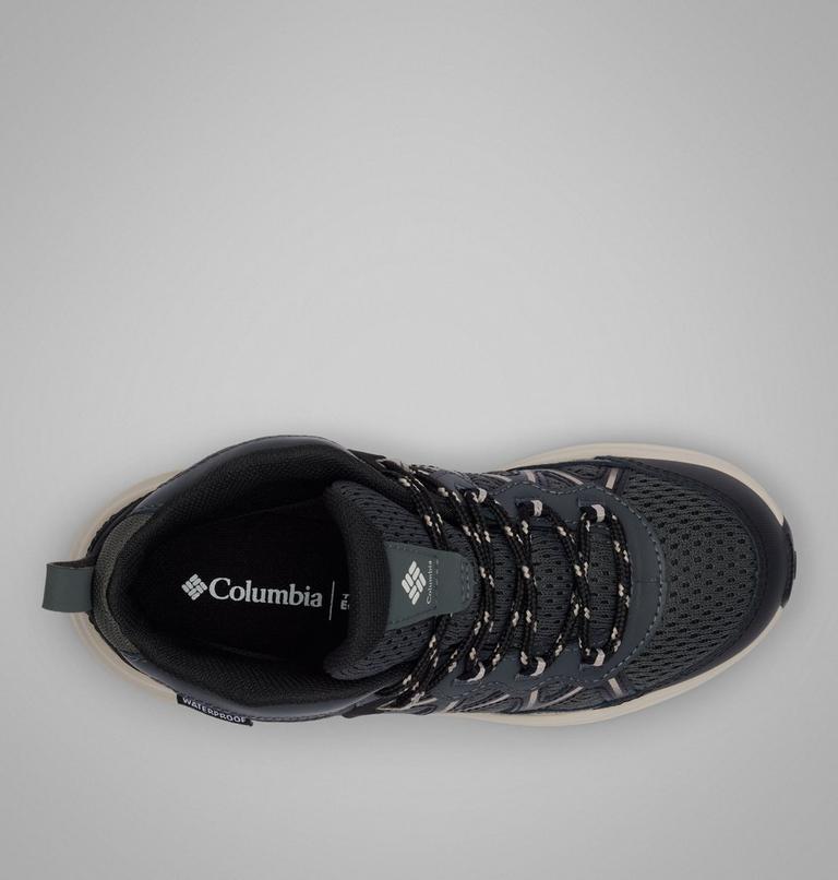 Big Kids' Peakfreak Rush Mid Waterproof Shoe, Color: Black, Grill, image 4