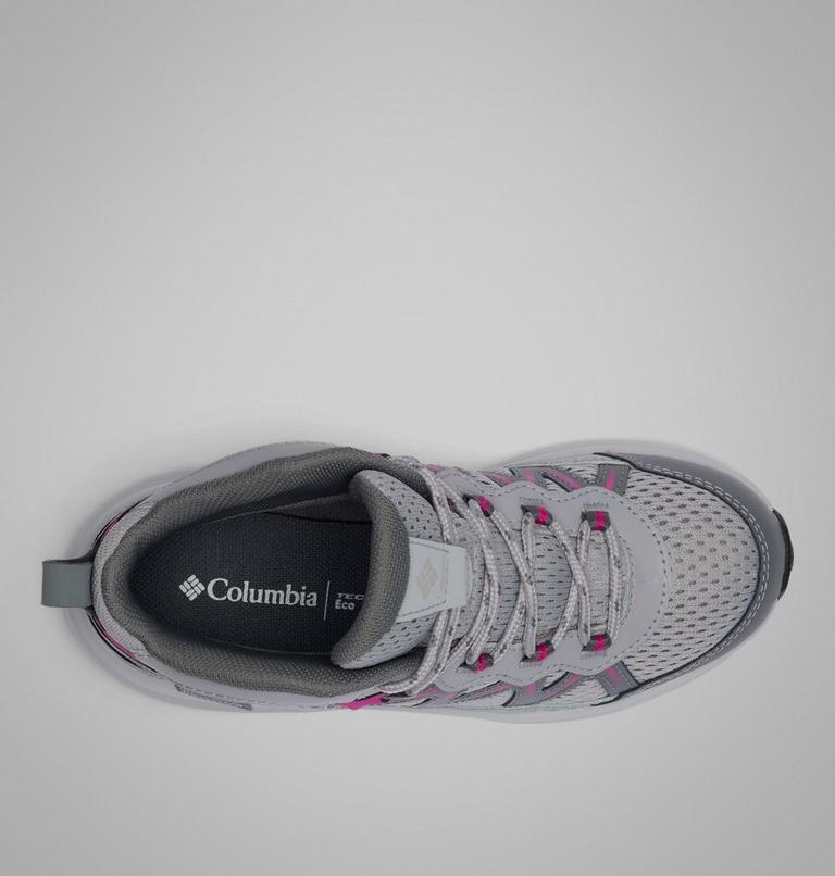 Big Kids' Peakfreak Rush Mid Waterproof Shoe, Color: Ti Grey Steel, Wild Fuchsia, image 4