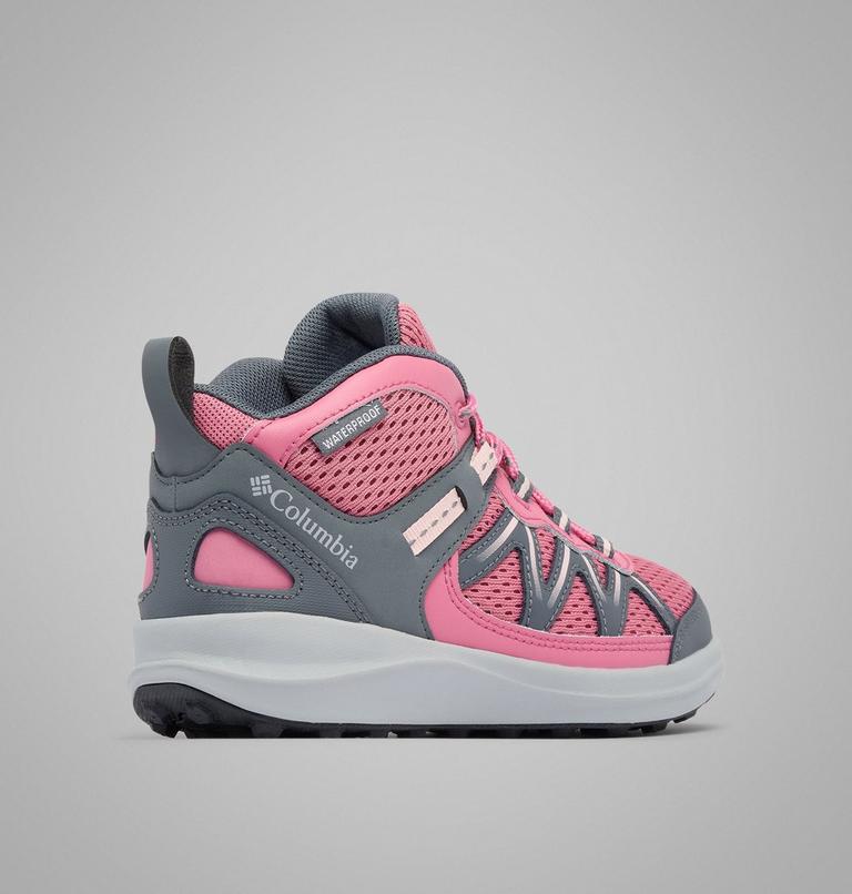 Big Kids' Peakfreak Rush Mid Waterproof Shoe, Color: Rosette, Pink Haze, image 9