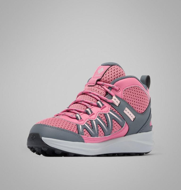 Big Kids' Peakfreak Rush Mid Waterproof Shoe, Color: Rosette, Pink Haze, image 7
