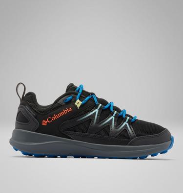 Zapatillas de senderismo impermeables Peakfreak Rush para j&oacute;venes, Color: Black, Blue Magic, image 3
