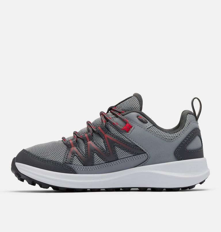 Big Kids' Peakfreak Rush Waterproof Shoe, Color: Ti Grey Steel, Mountain Red, image 6