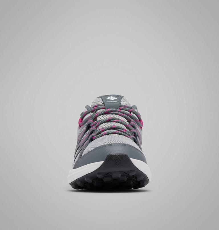 Big Kids' Peakfreak Rush Waterproof Shoe, Color: Steam, Wild Fuchsia, image 8