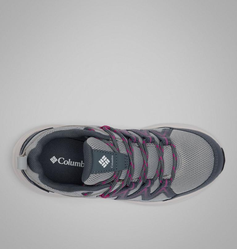 Big Kids' Peakfreak Rush Waterproof Shoe, Color: Steam, Wild Fuchsia, image 4