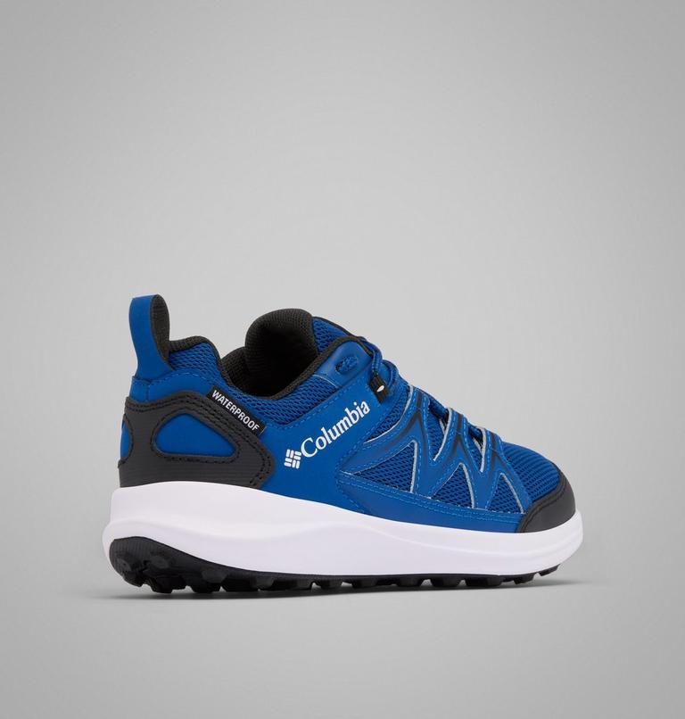 Big Kids' Peakfreak Rush Waterproof Shoe, Color: Mountain Blue, White, image 9
