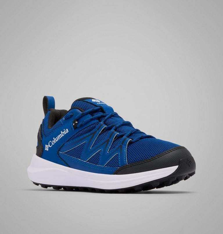 Big Kids' Peakfreak Rush Waterproof Shoe, Color: Mountain Blue, White, image 3