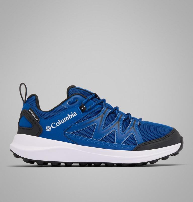 Big Kids' Peakfreak Rush Waterproof Shoe, Color: Mountain Blue, White, image 1