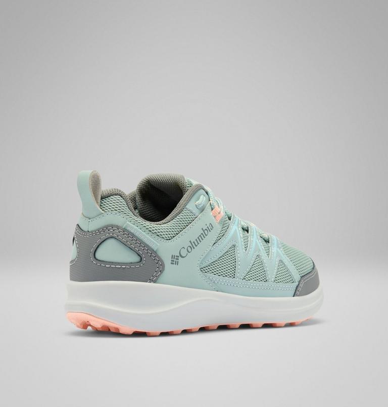 Youth Peakfreak Rush Waterproof Hiking Shoe, Color: Crushed Blue, Blush Rose, image 9