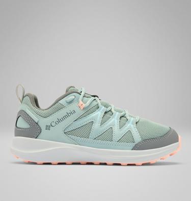 Big Kids' Peakfreak Rush Waterproof Shoe, Color: Crushed Blue, Blush Rose, image 3