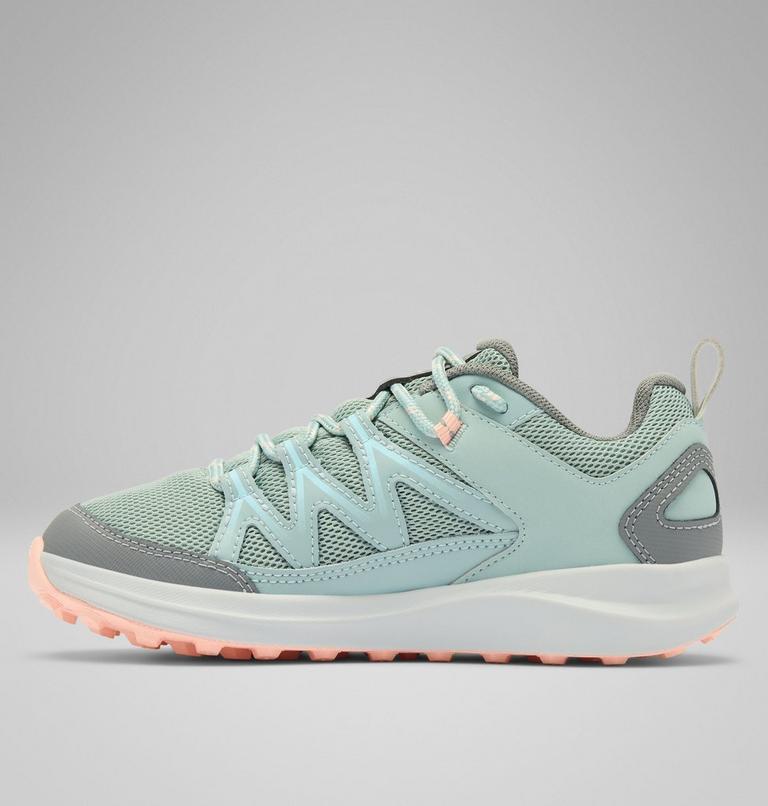 Youth Peakfreak Rush Waterproof Hiking Shoe, Color: Crushed Blue, Blush Rose, image 6
