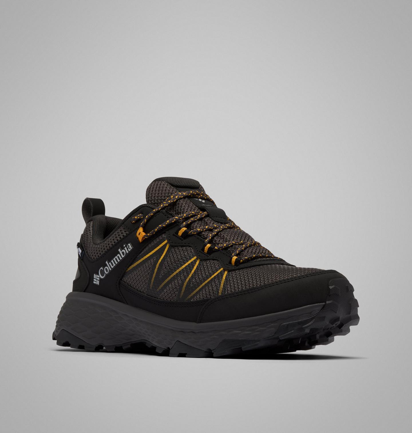Мужские кроссовки Columbia Men's Peakfreak Rush OutDry, цвет: Чёрный / Медовый — фото 3